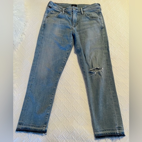 Citizens of Humanity Emerson Crop Slim Boyfriend Jeans - Picture 2 of 7